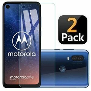 Motorola One Action Screenprotector Beschermglas 2x