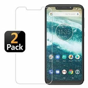 Motorola One Screenprotector Beschermglas 2x