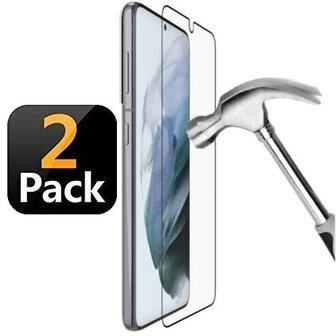 Samsung Galaxy S21 Plus Screenprotector Beschermglas 2 STUKS