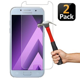 Samsung A5 2017 Screenprotector Beschermglas 2 STUKS