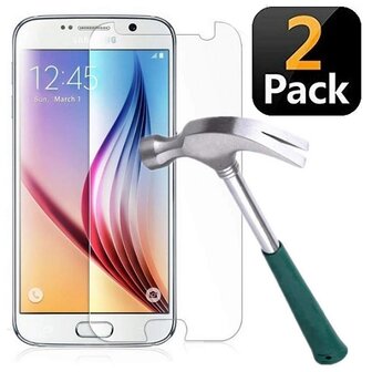 Samsung S7 Screenprotector Beschermglas 2 STUKS