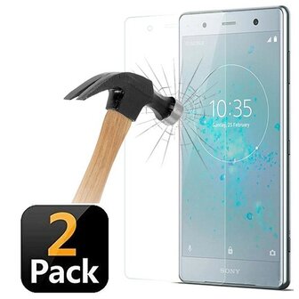 Sony Xperia XZ2 Screenprotector Beschermglas 2 STUKS