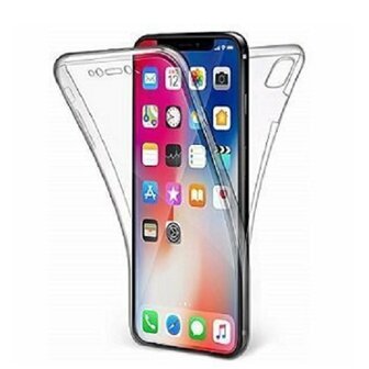 iPhone X Hoesje Siliconen TPU Transparant Full Cover