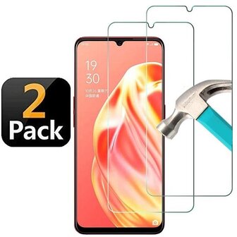 Oppo Reno 2 Screenprotector Beschermglas 2 STUKS