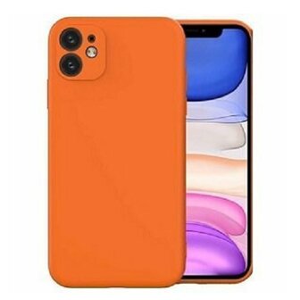 iPhone 11 Pro Siliconen Hoesje Pastelkleur Zalm