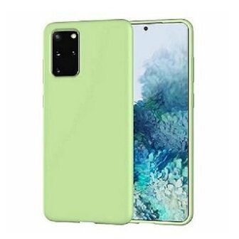 Samsung S20 Plus Siliconen Hoesje Pastelkleur Licht Groen