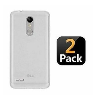 LG K11 Hoesje TPU Siliconen Transparant 2 STUKS