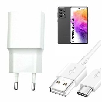 Samsung Galaxy A73 Oplader USB C