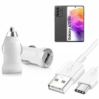 Autolader Samsung Galaxy A73 USB C