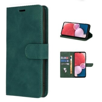 OPPO Find X5 Hoesje Met Pasjeshouder Bookcase Groen