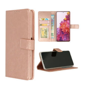 Oppo Reno 10 Pro Hoesje Met Pasjeshouder Bookcase Rose Goud