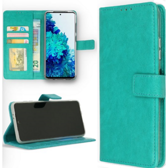 OPPO Find X5 Hoesje Met Pasjeshouder Bookcase Turquoise