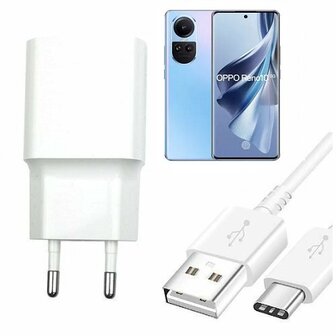 Oppo Reno 10 5G Oplader Snellader USB C