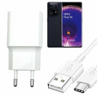 Oppo Find X5 Oplader Snellader USB C