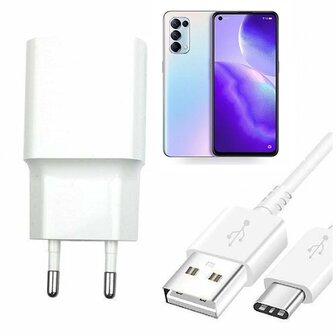 Oppo Reno 5 Oplader Snellader USB C