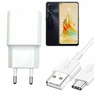 Oppo Reno 8T Oplader Snellader USB C