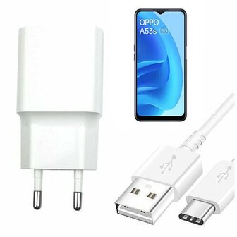 Oppo A53s Oplader Snellader USB C