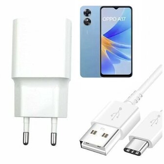 Oppo A17 Oplader Snellader USB C