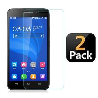 Huawei G620 Screenprotector Beschermglas 2x