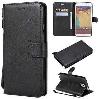 Samsung Note 3 Hoesje Met Pasjeshouder Bookcase Zwart